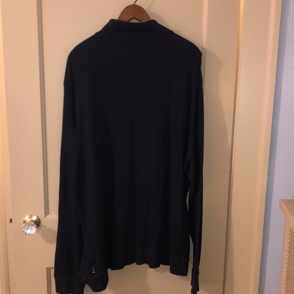 Men’s XXL Izod 1/4 zip navy pullover sweater - Picture 2 of 10